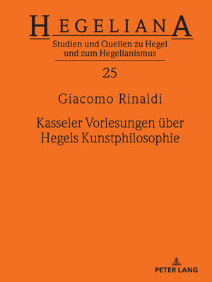 cover image of Kasseler Vorlesungen ueber Hegels Kunstphilosophie